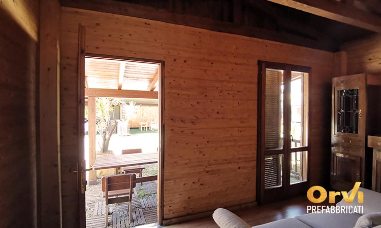 Casa in legno lamellare da Mq 26 in offerta da Orvi Prefabbricati roma