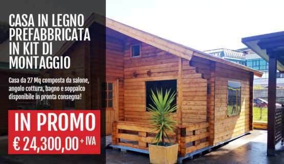 Casa in legno prefabbricata in Kit di montaggio