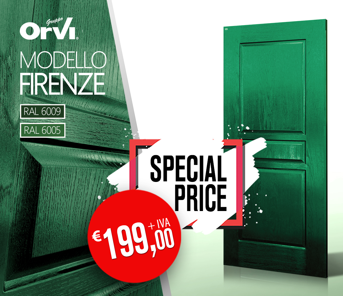 Pannello porta blindata modello Firenze, € 199,00