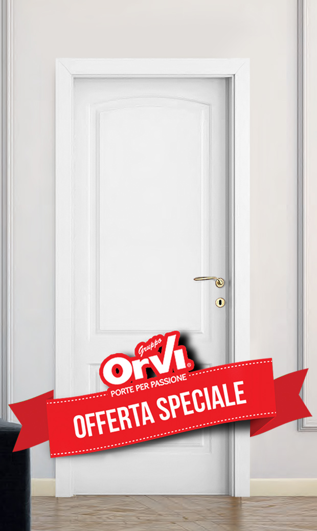 Offerta porta laccata bianca bronzo 5