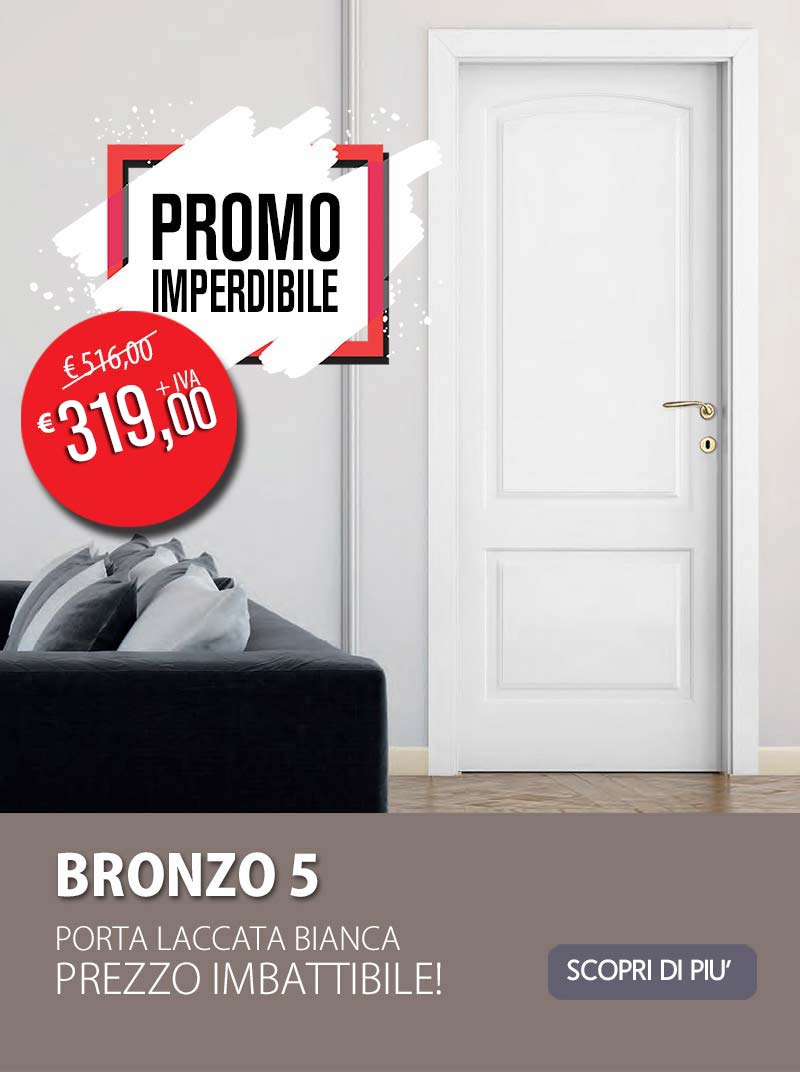 Porta laccata bianca Bonzo 5